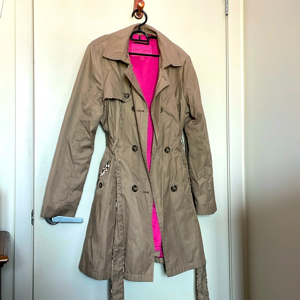 Betsy Johnson Trench Coat - XL
